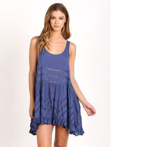 FreePeople Voile Trapeze Slip Waterfall  SZ XS